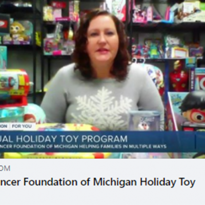  WXYZ-TV Detroit | Channel 7 (11/27/20): Blood Cancer Foundation of Michigan Holiday Toy Program